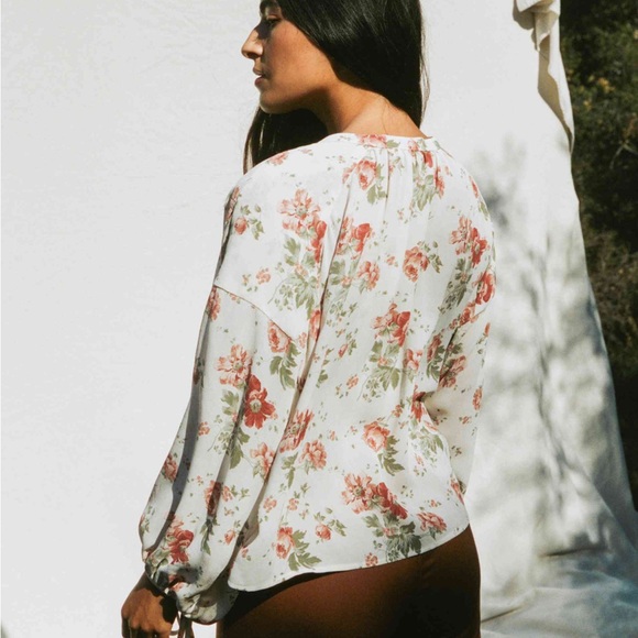 Christy Dawn The Faye Top in Red Anemone Garden  NWT XS - Picture 4 of 10